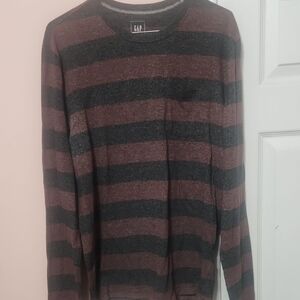 GAP Striped Long Sleeve Shirt